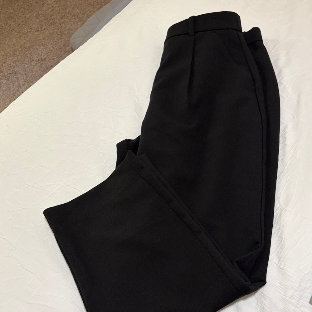 Abercrombie & Fitch Black Straight Leg Pants